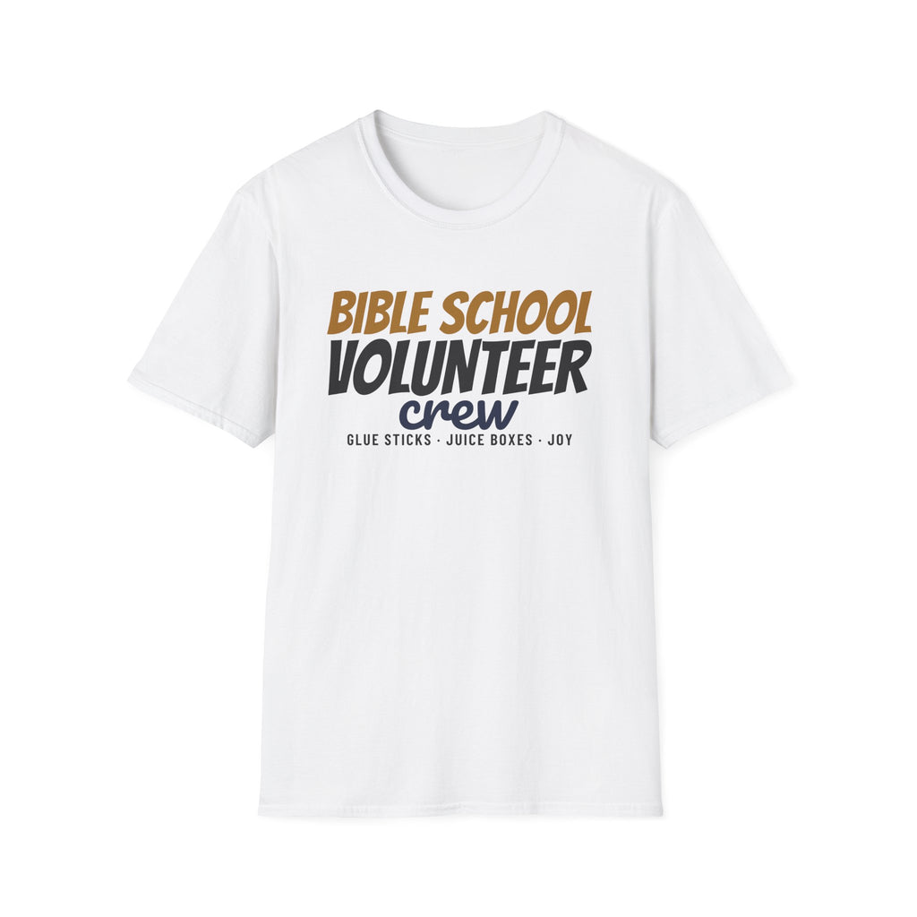 Bible School Volunteer Crew Christian T-Shirt – Gifted Porch, view 1