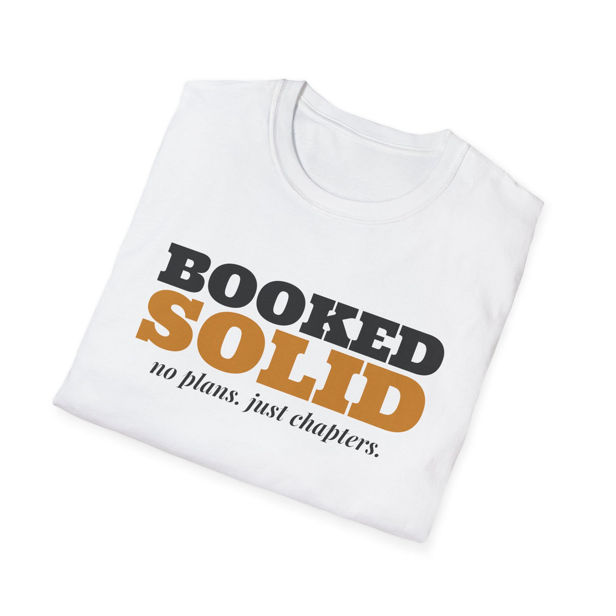 Booked Solid Funny Book Lover T-Shirt – Gifted Porch, view 5