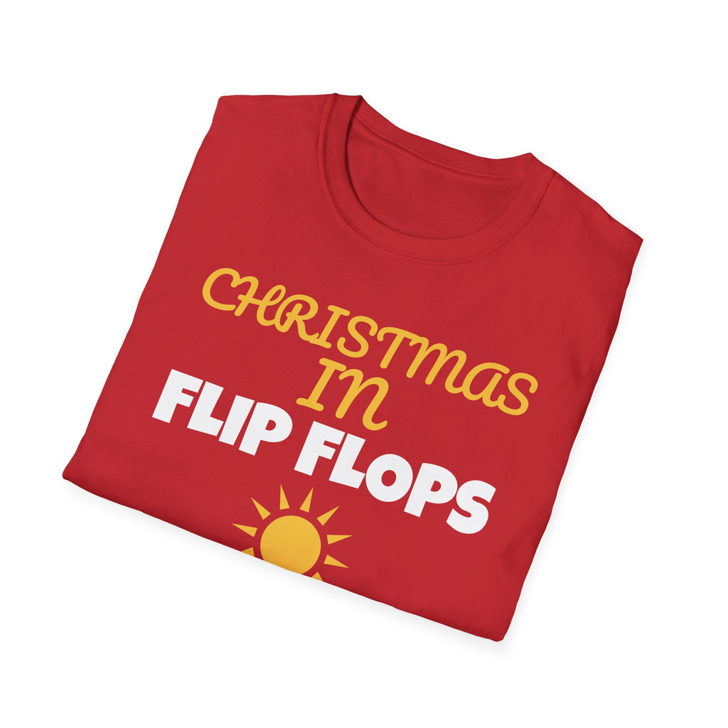 Christmas In Flip Flops Warm Weather Beach Christmas T-Shirt – Gifted Porch, view 16