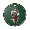 Pit Bull Dog Christmas Ornament – Gifted Porch, view 2