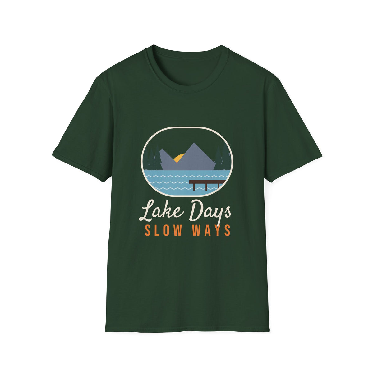 Lake Days Slow Ways Tee