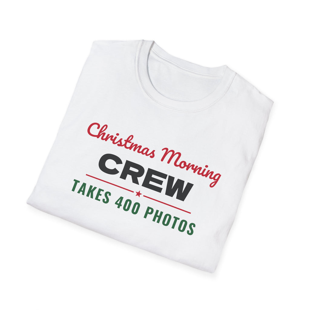 Christmas Morning Crew Takes 400 Photos Matching T-Shirt – Gifted Porch, view 7