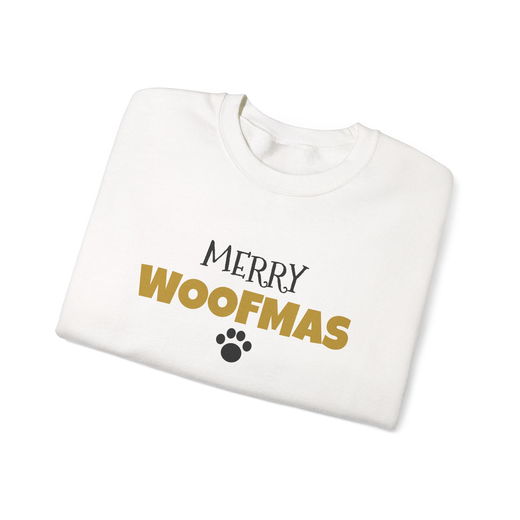 Merry Woofmas Dog Christmas Sweatshirt