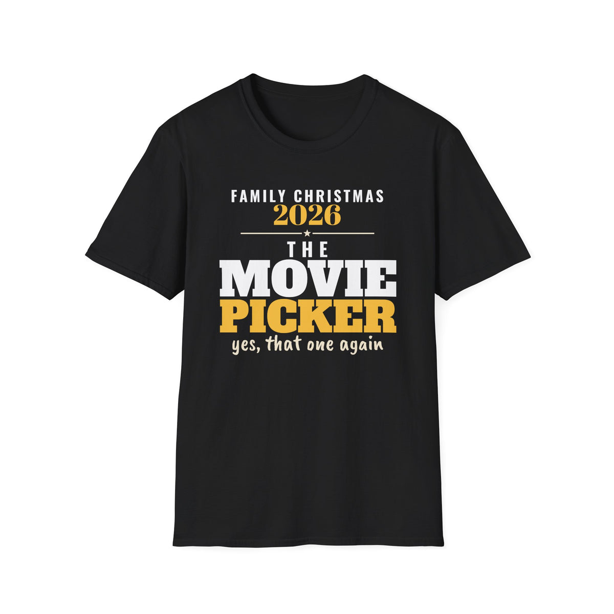 The Movie Picker Family Christmas 2026 Matching T-Shirt – Gifted Porch, view 2