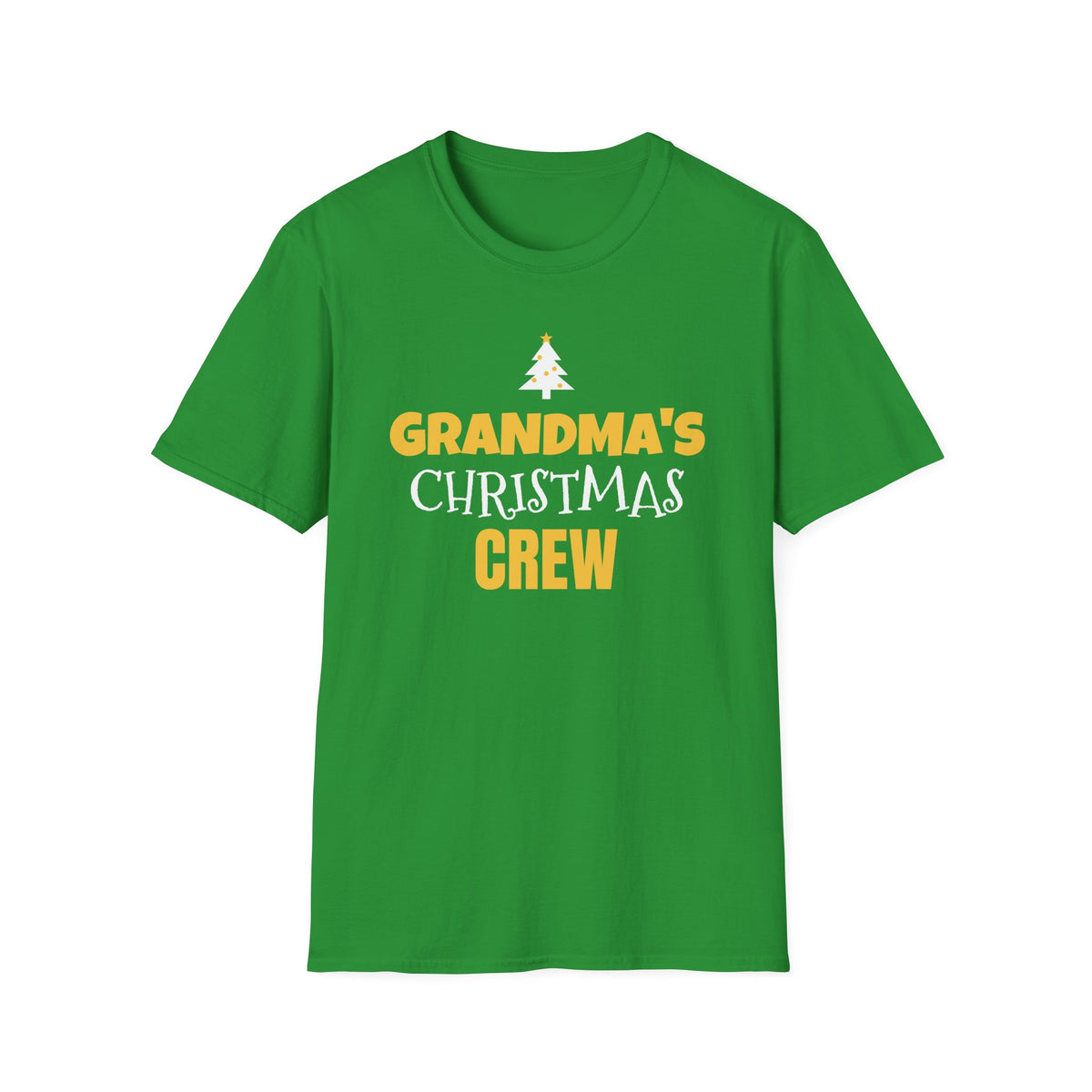 Grandma's Christmas Crew T-Shirt Family Matching Grandkids Holiday Gift Tee – Gifted Porch