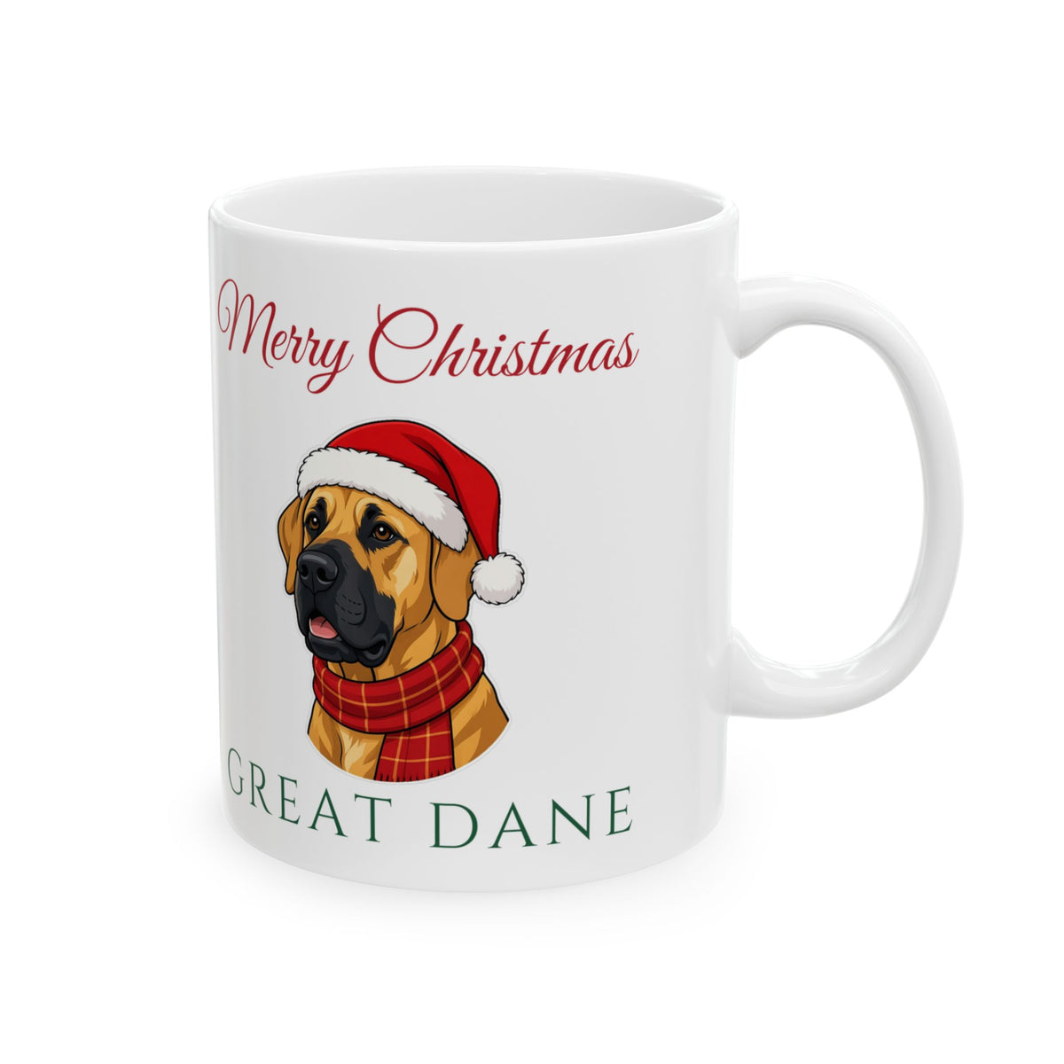 Great Dane Dog Christmas Mug