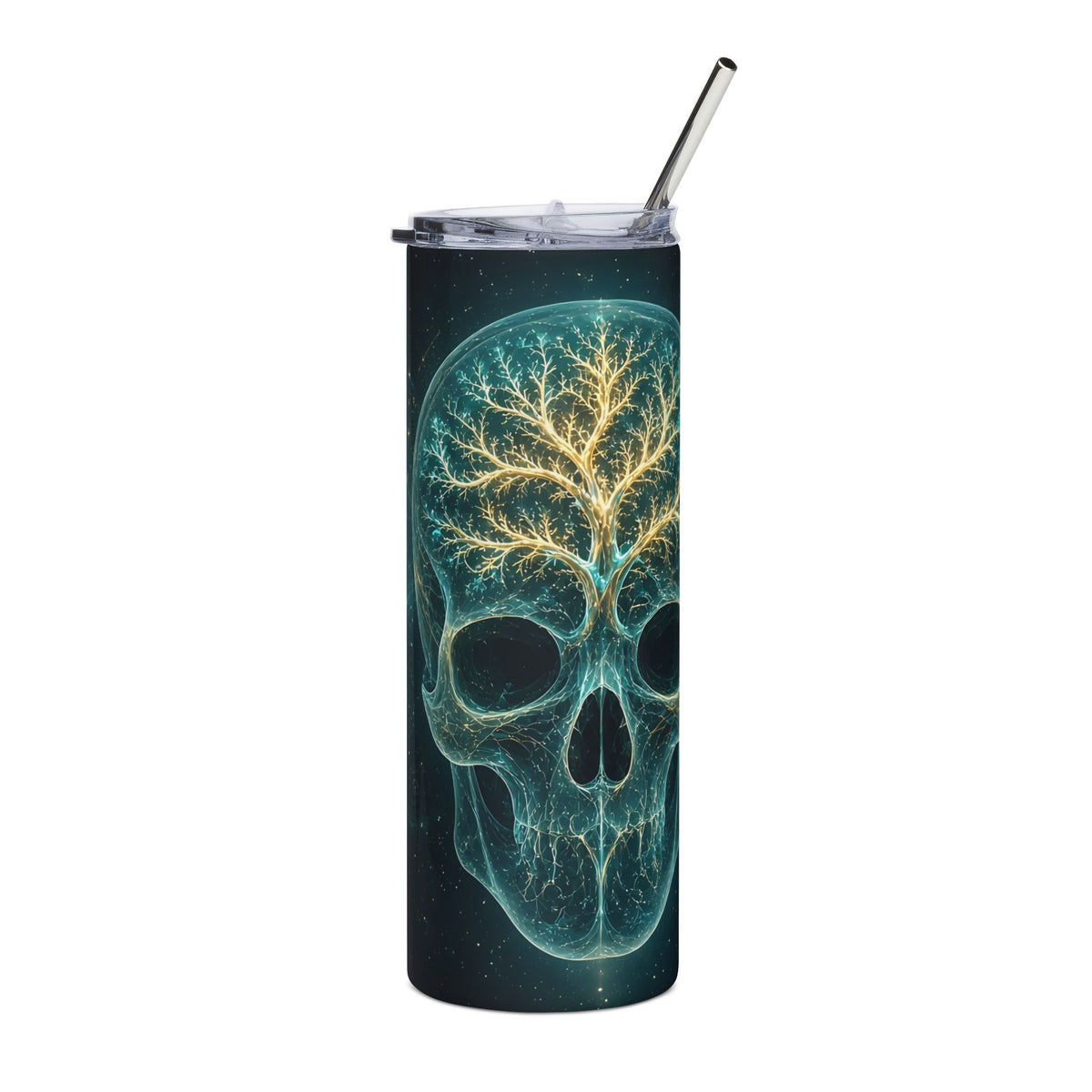 Fractal Skull 20oz Tumbler