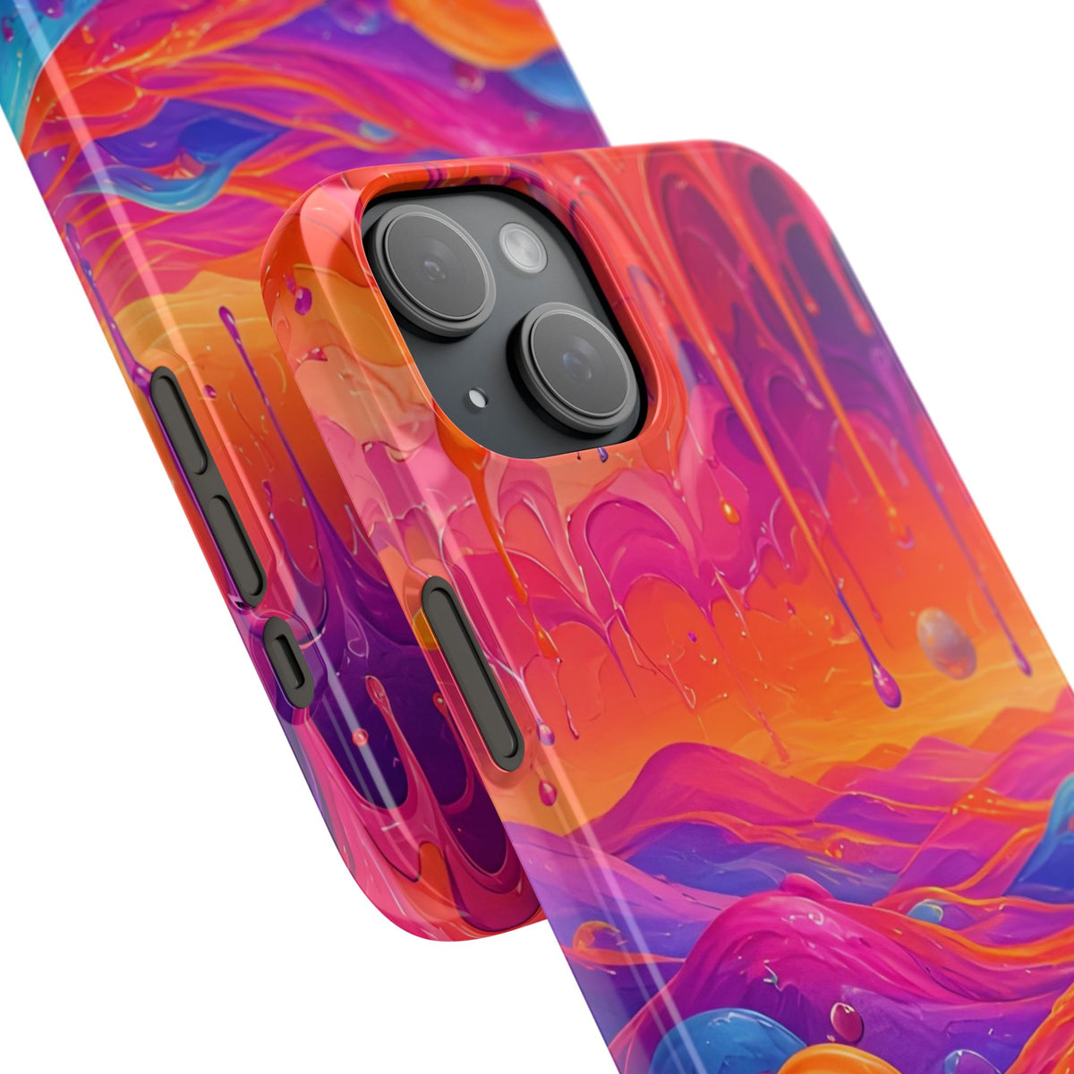 Melting Sunset Abstract Phone Case