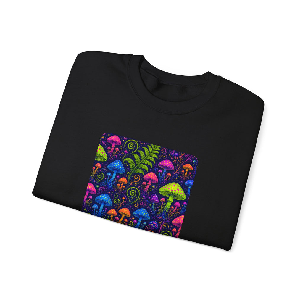 Trippy Mushroom Abstract Art Sweatshirt – unique art gift, photo 9