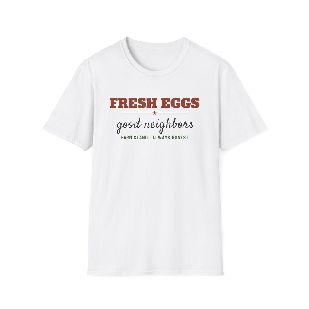 Fresh Eggs Good Neighbors Farm T-Shirt – Gifted Porch, view 1