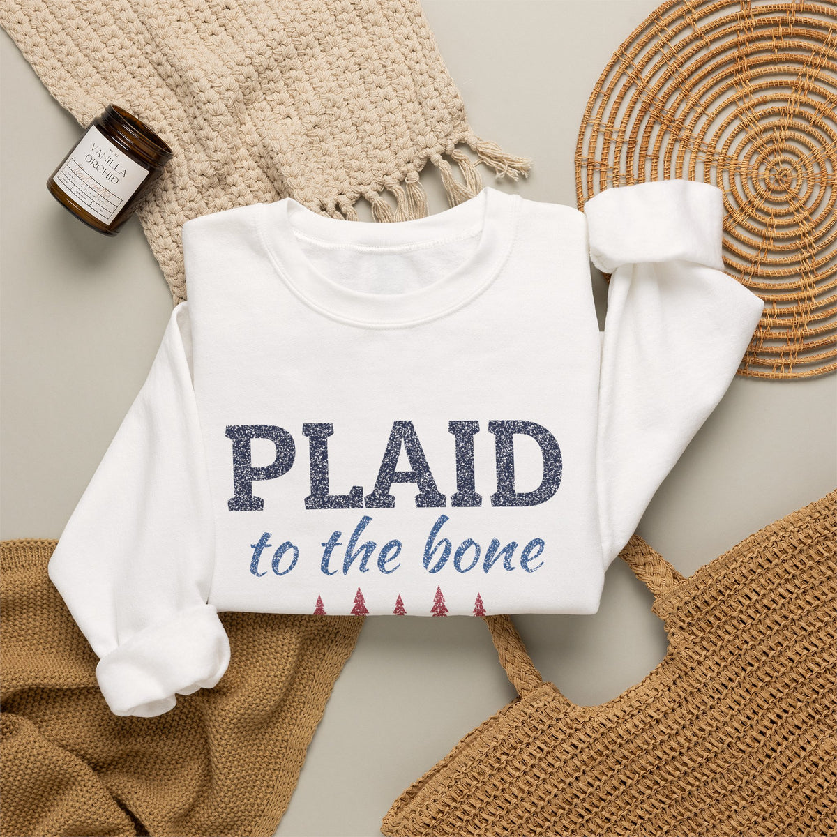 Plaid to the Bone Sweatshirt