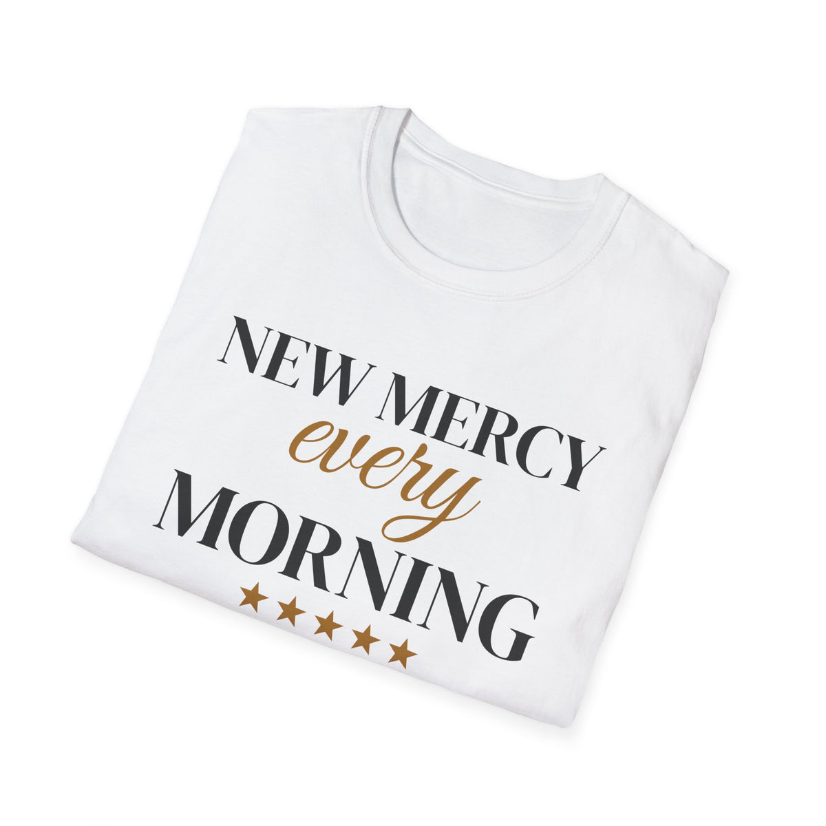 New Mercy Every Morning Christian T-Shirt – Gifted Porch, view 5