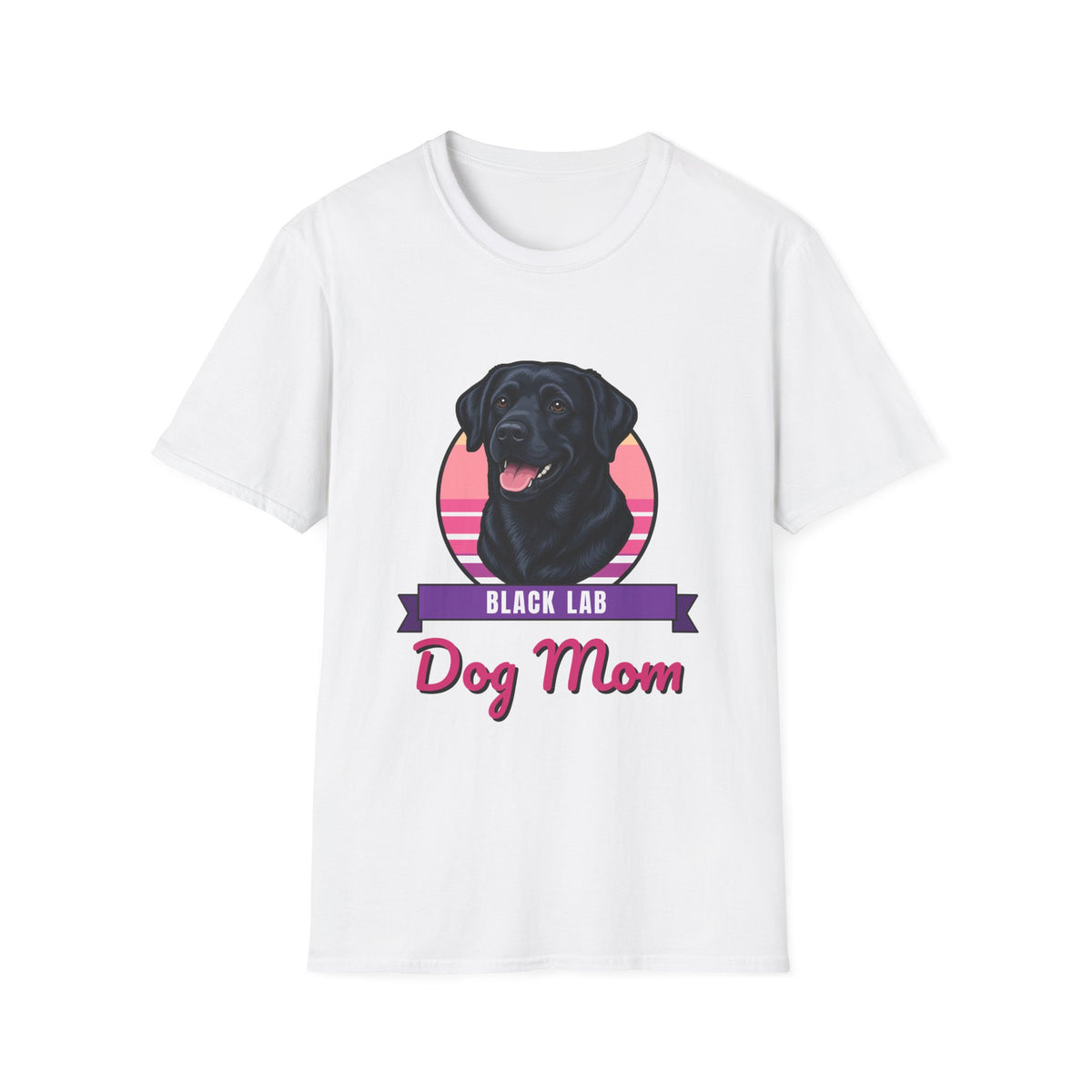 Black Lab Dog Mom Shirt