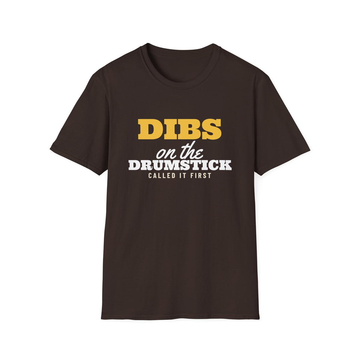 Dibs On The Drumstick Funny Thanksgiving T-Shirt – Gifted Porch, view 6
