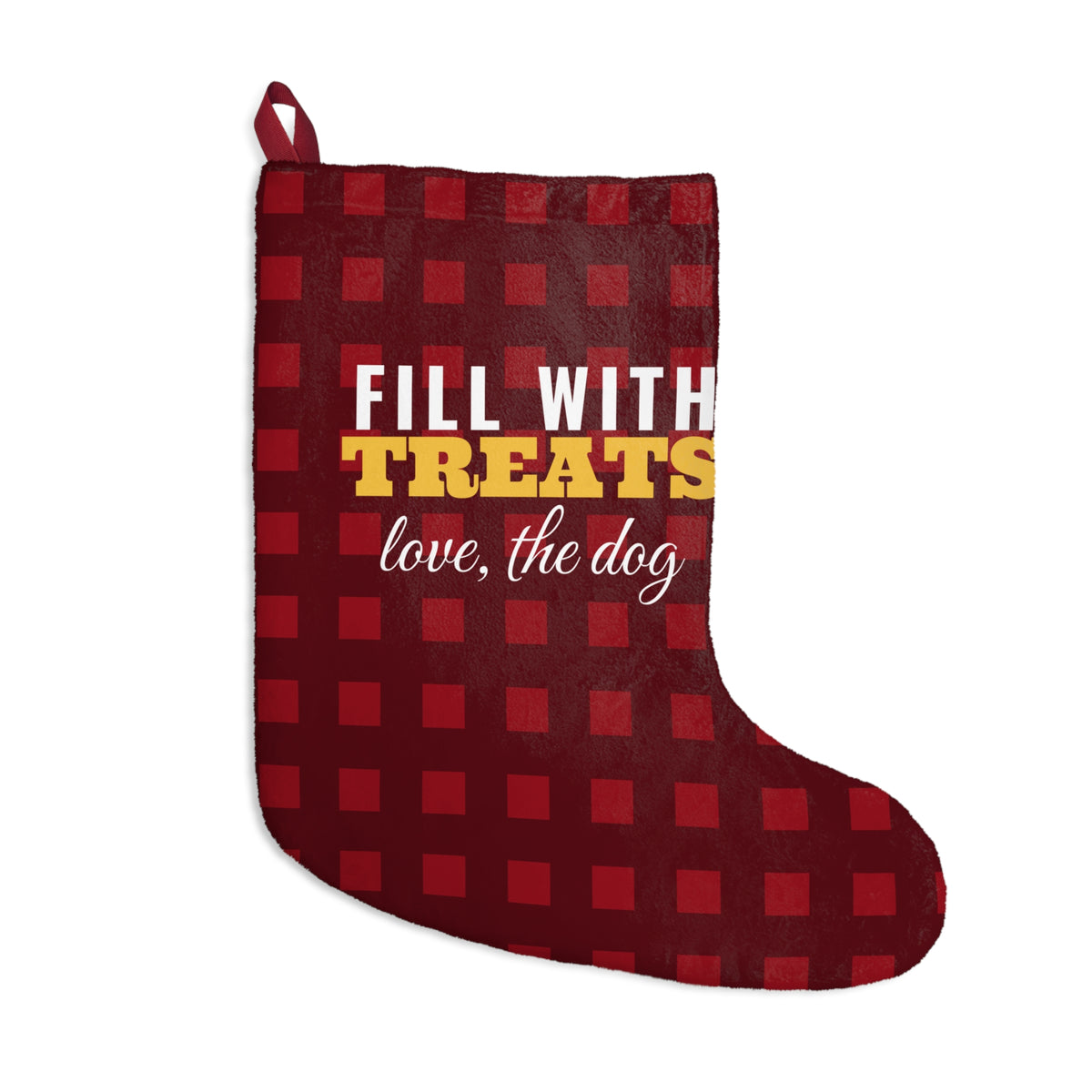 Fill With Treats Love The Dog Christmas Stocking – Gifted Porch, view 1