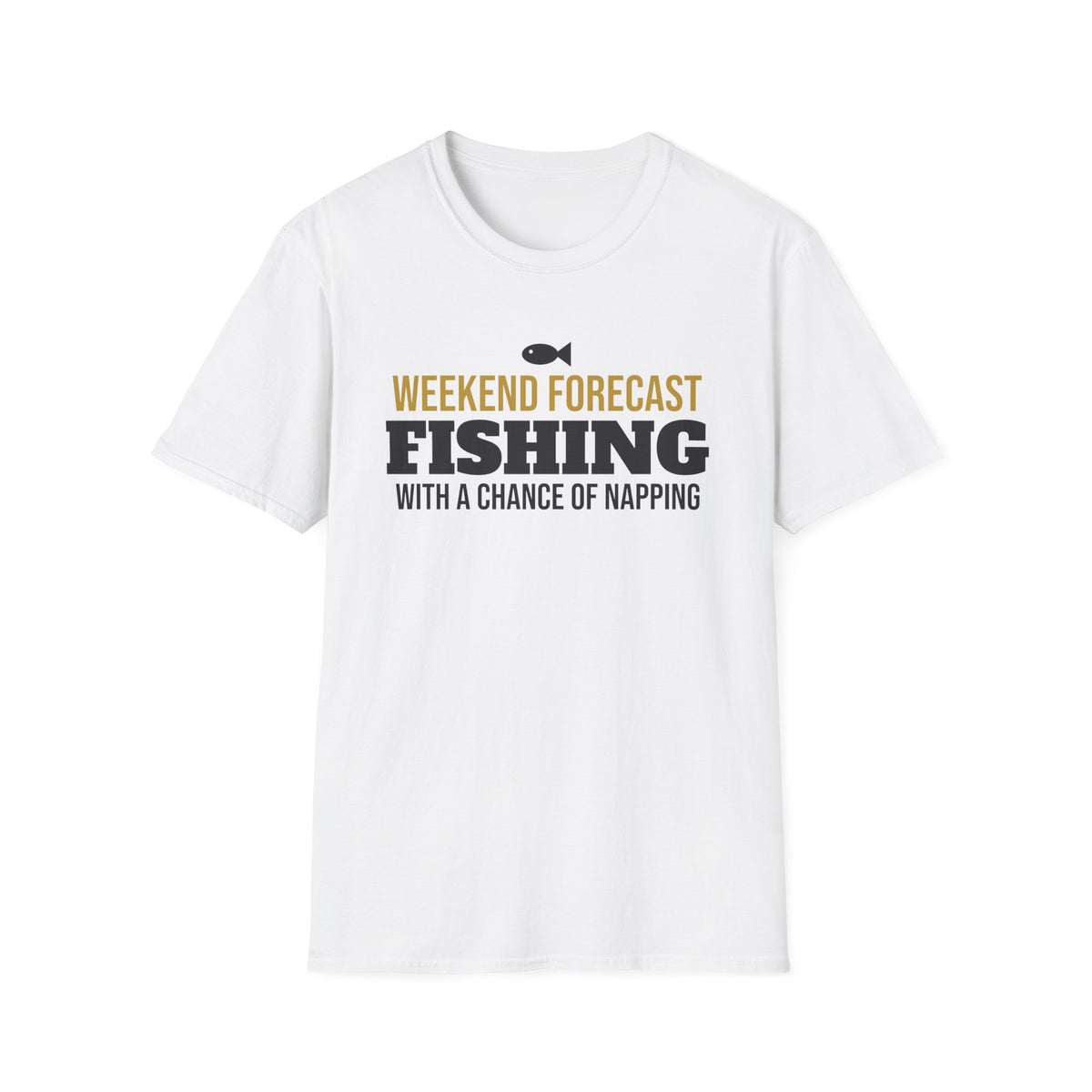 Weekend Forecast Fishing Chance Of Napping Funny Fisherman T-Shirt Gift – Gifted Porch
