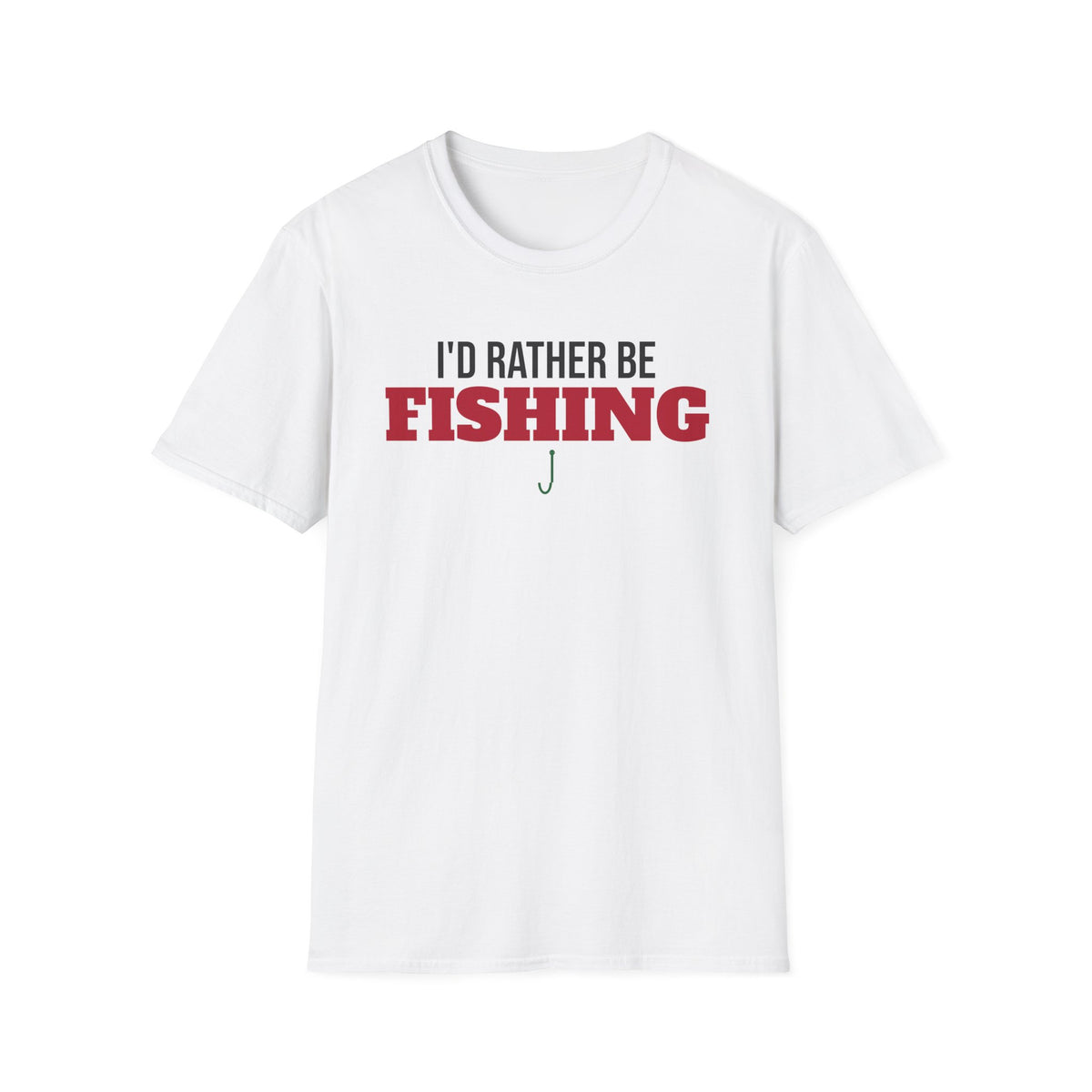 I'd Rather Be Fishing T-Shirt Fisherman Lake Life Gift Tee – Gifted Porch