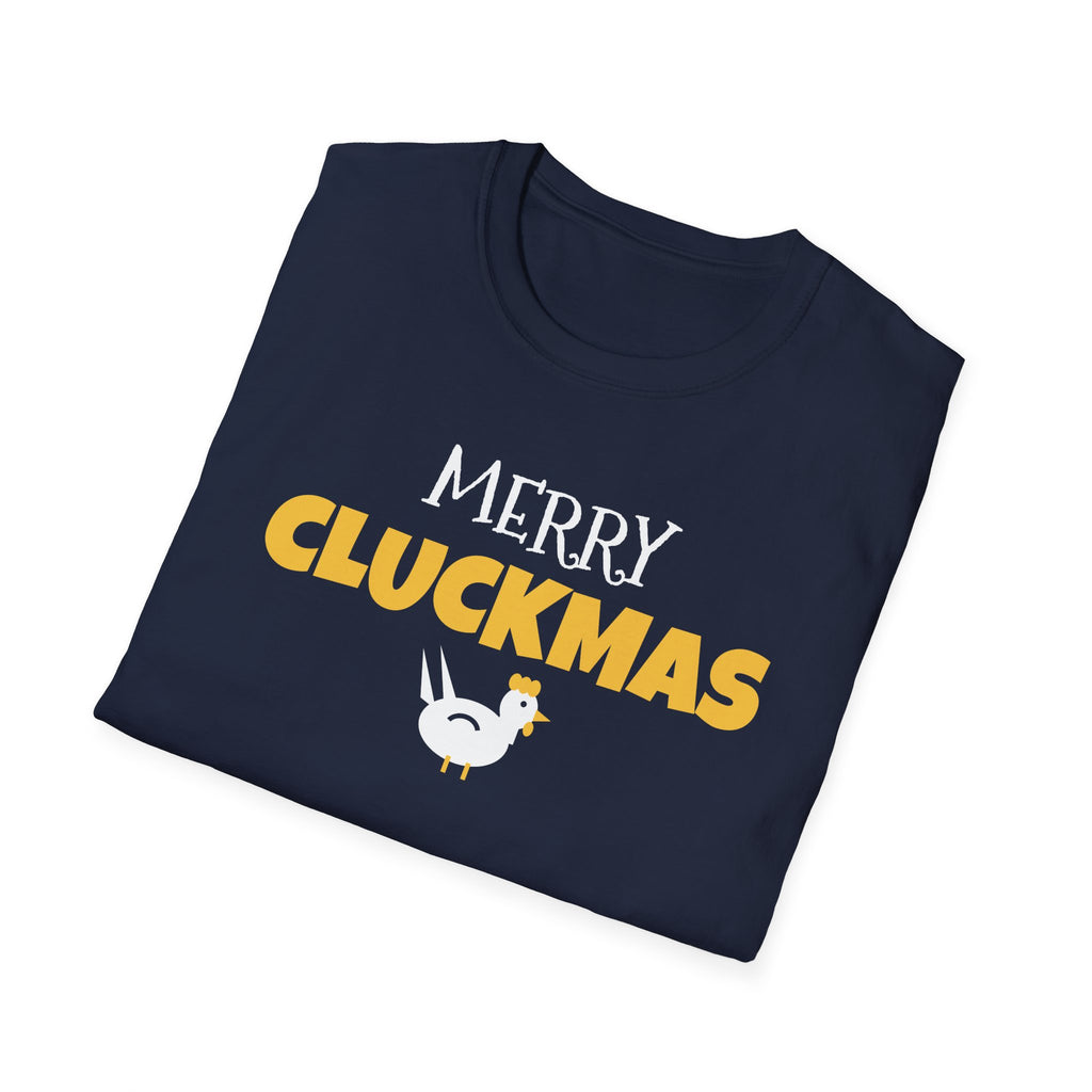 Merry Cluckmas Funny Chicken Christmas T-Shirt Chicken Lady Farm Holiday Tee – Gifted Porch