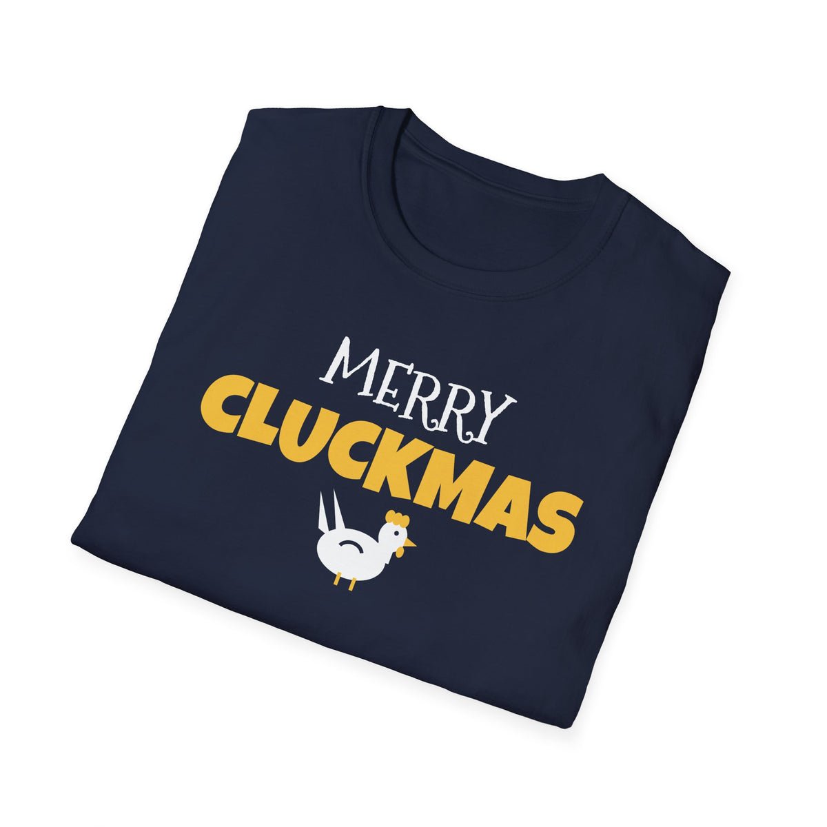 Merry Cluckmas Funny Chicken Christmas T-Shirt Chicken Lady Farm Holiday Tee – Gifted Porch