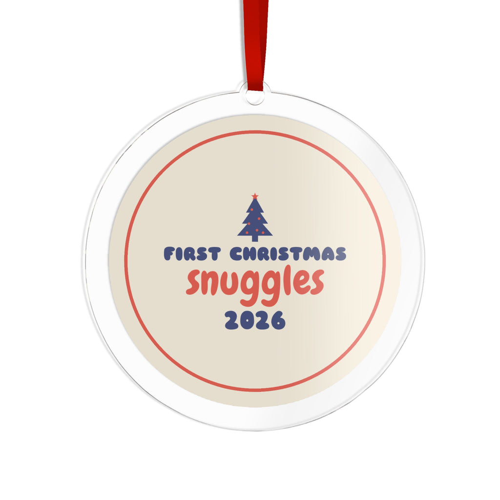 First Christmas Snuggles 2026 Acrylic Ornament