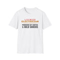 Electrician Powered By Coffee & Mild Shocks T-Shirt – Gifted Porch, view 1