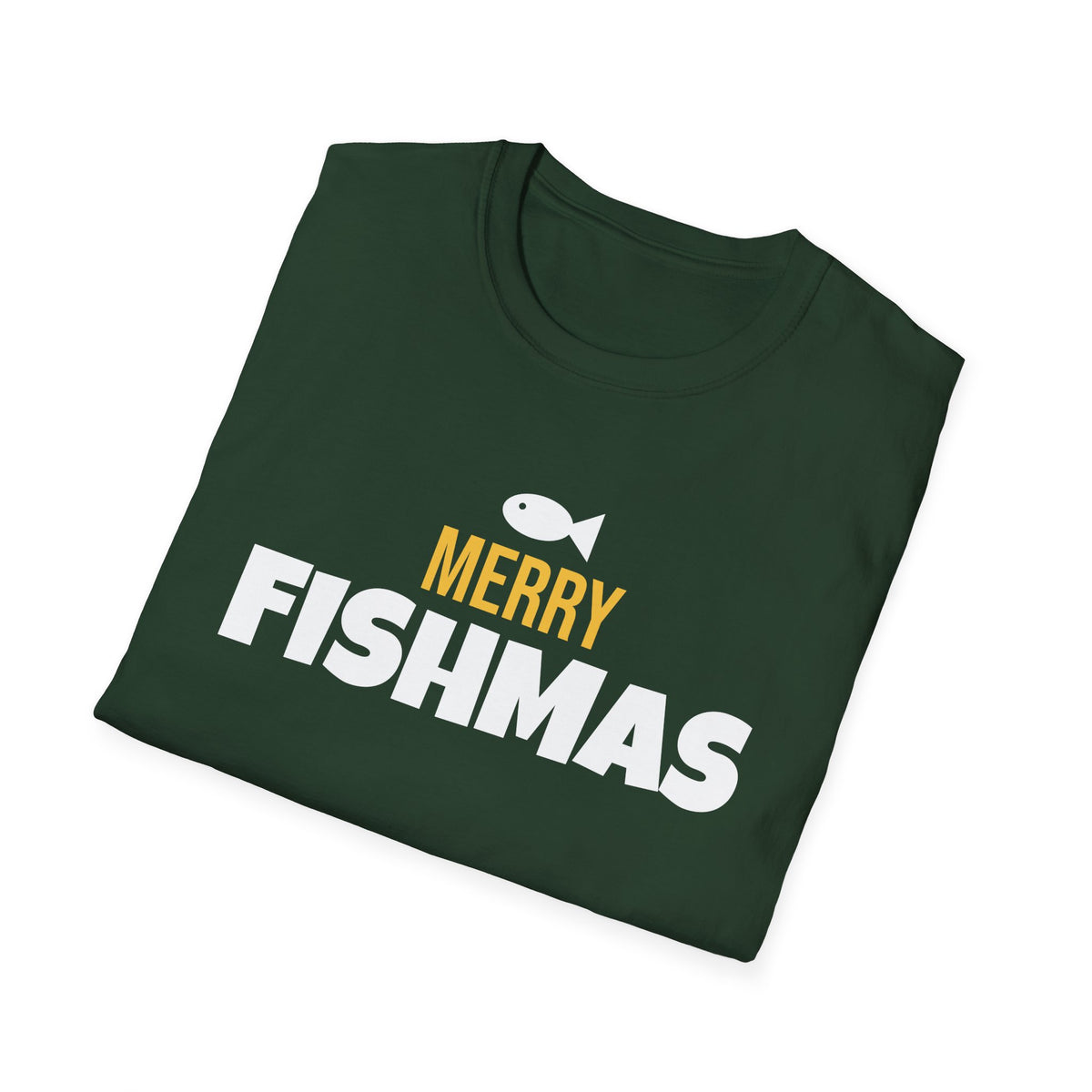 Merry Fishmas Funny Fishing Christmas T-Shirt Fisherman Holiday Gift Tee – Gifted Porch