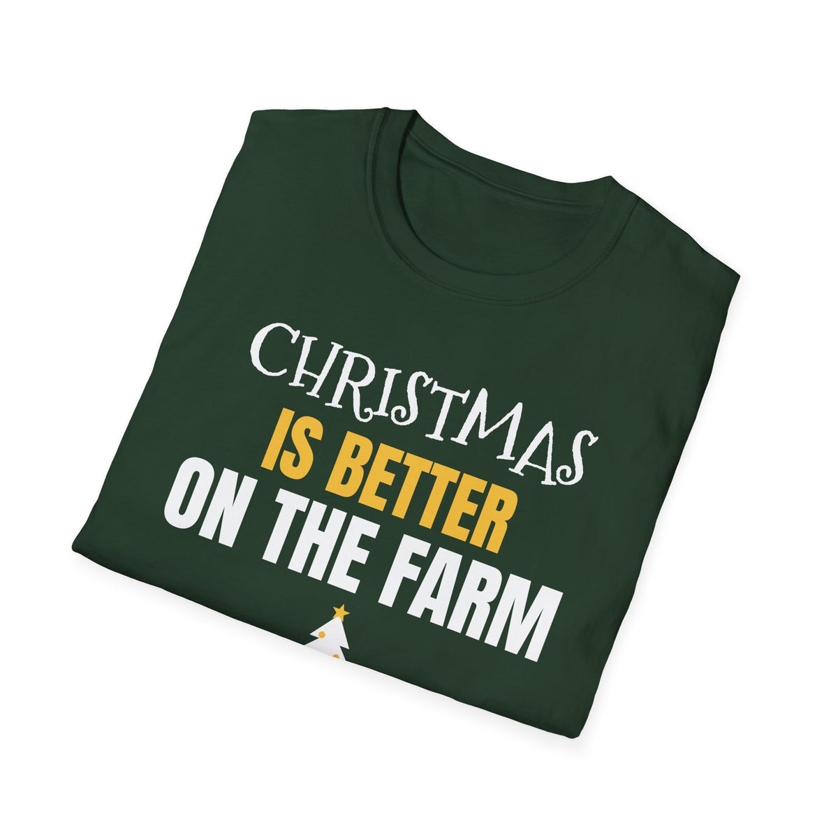 Christmas Is Better On The Farm T-Shirt Farmer Country Christmas Gift Tee – Gifted Porch