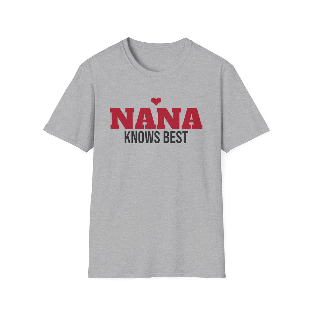Nana Knows Best T-Shirt Funny Grandma Gift Tee Mothers Day Christmas – Gifted Porch