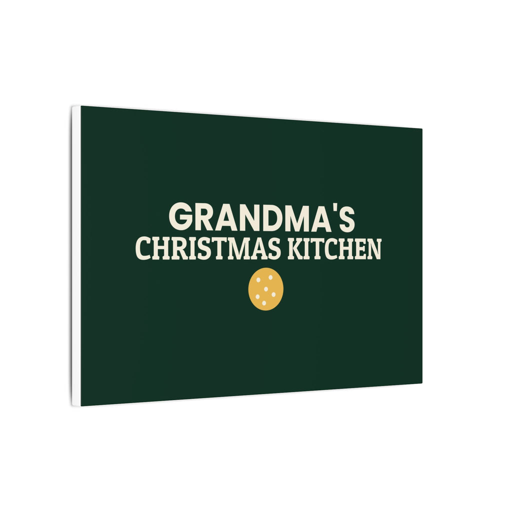 Grandma's Christmas Kitchen Canvas