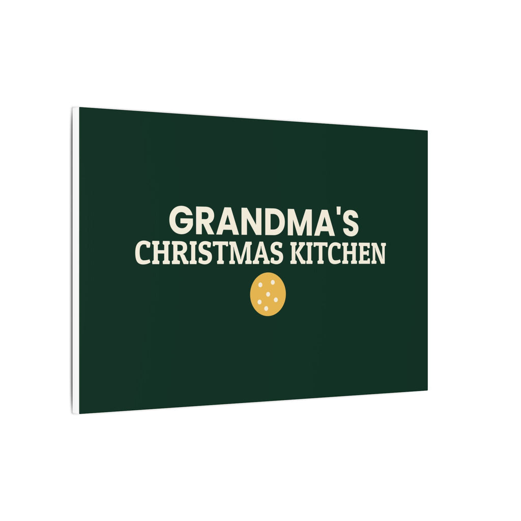 Grandma's Christmas Kitchen Canvas