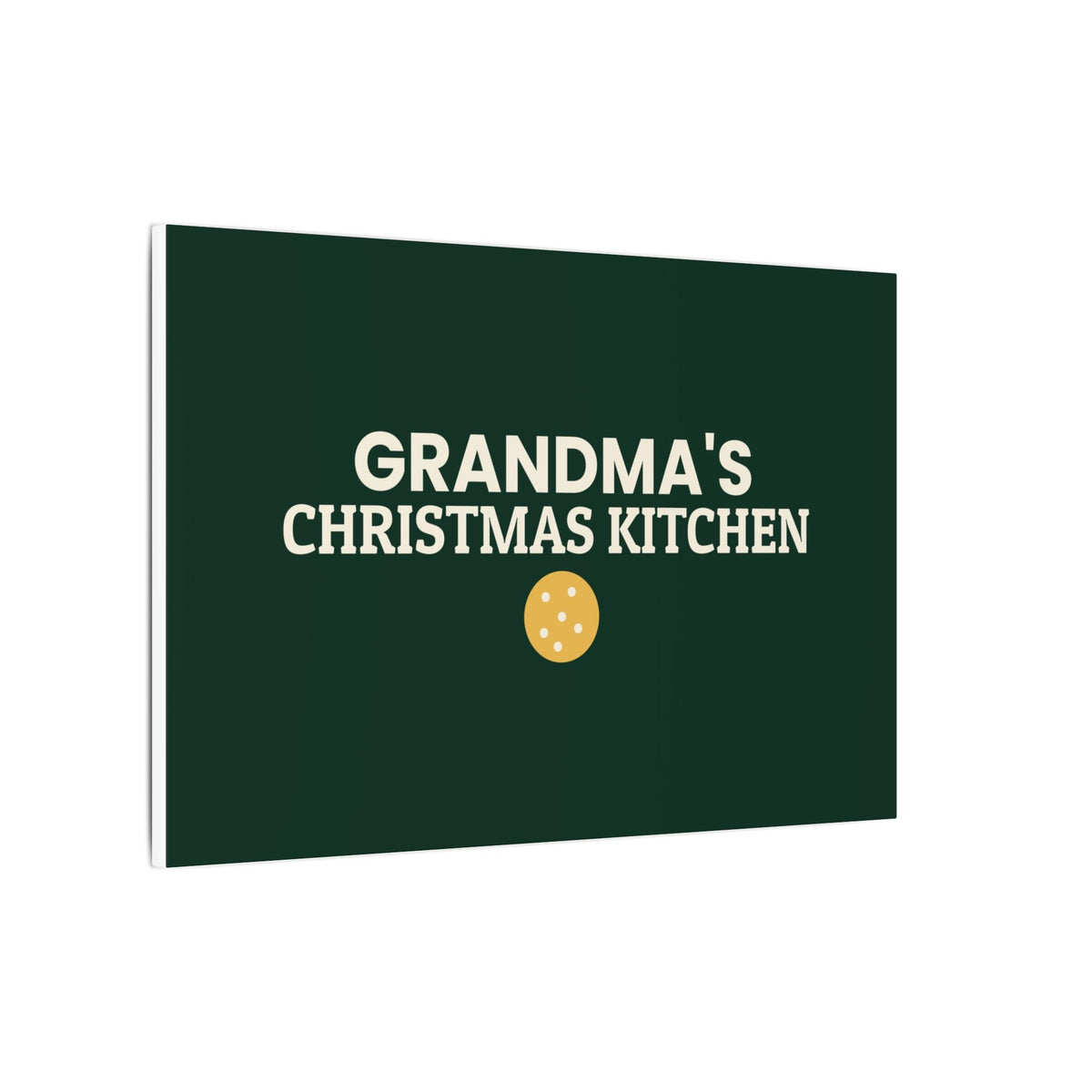 Grandma's Christmas Kitchen Canvas
