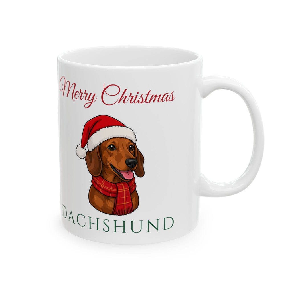 Dachshund Dog Christmas Mug