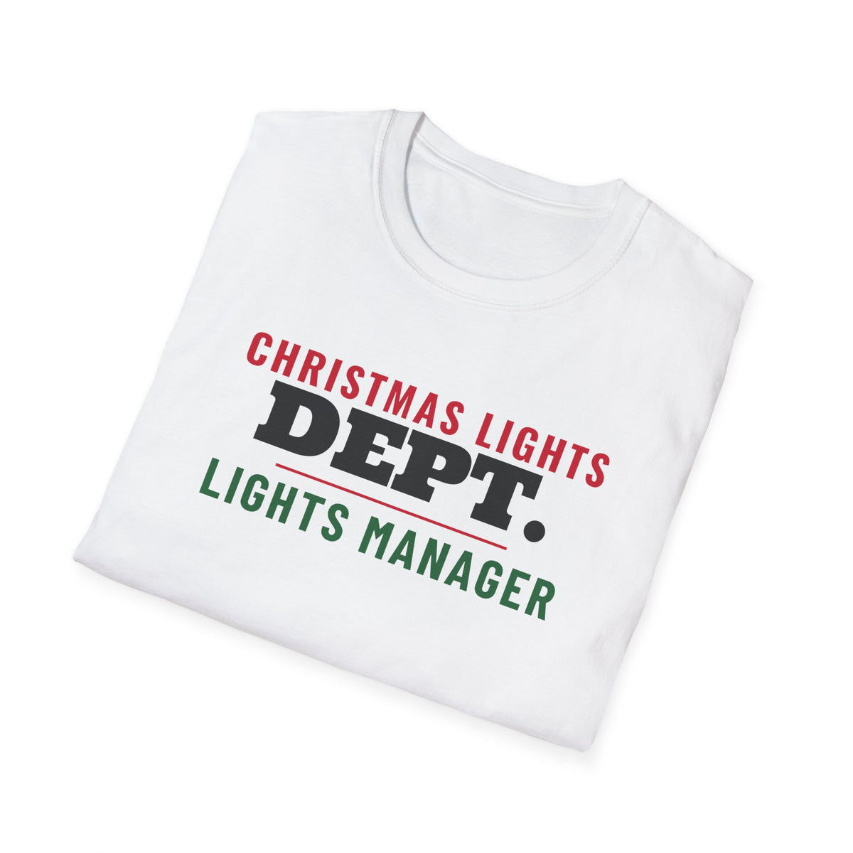 Christmas Lights Dept Lights Manager Matching Family T-Shirt – Gifted Porch, view 7